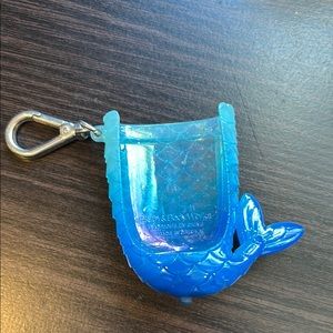 Blue Mermaid Tail Keychain Holder